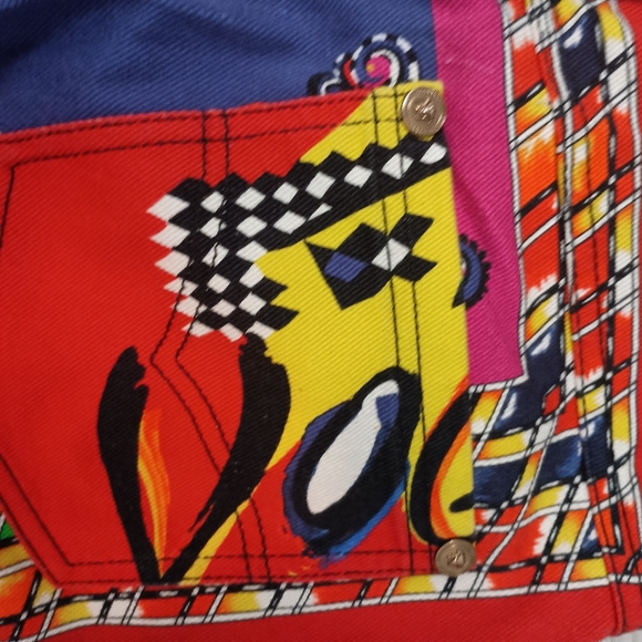 Versace Vogue 1991 Tribute High Waisted Jeans$798 - Picture 12 of 16